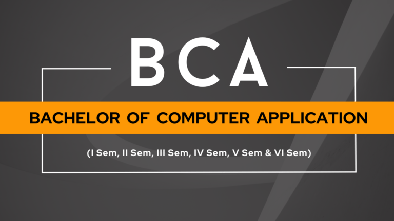 Bachelor of Computer Application