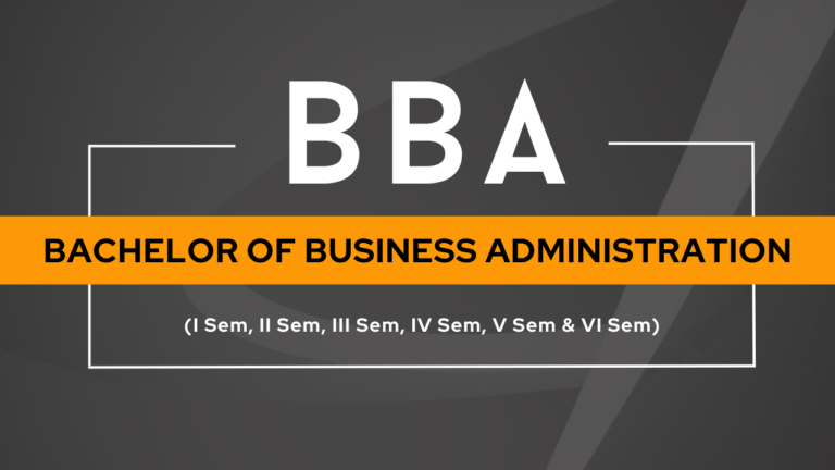 BBA (Bachelor of Business Administration)