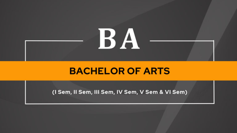 BA (Bachelor of Arts)