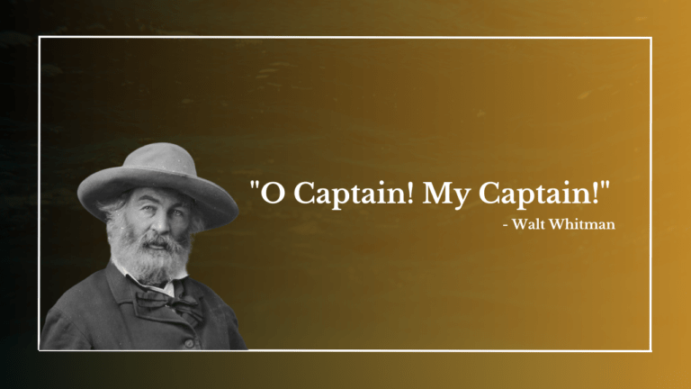 O Captain! My Captain!