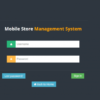 Mobile Store Management System