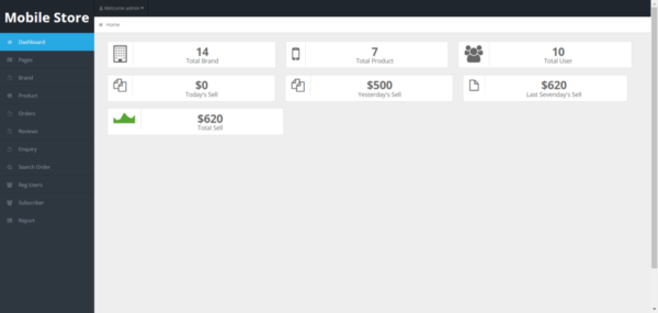 Mobile Store Management System