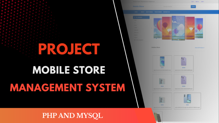 Mobile Store Management System