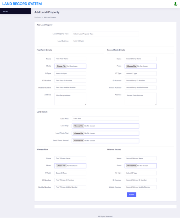 Land Record Management System